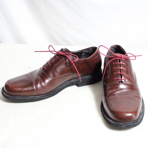 Rockport SZ 12D Men's Brown Cap Toe Oxfords w/ Rubber Sole - Picture 2 of 13